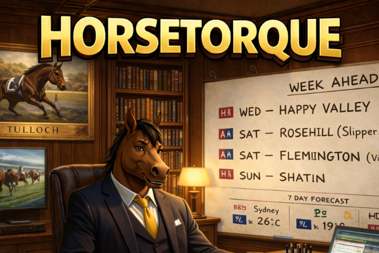 Horsetorque OZ/HK Weekend Bundle Rosehill, Flemington March 28, Shatin March 29